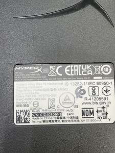 Б/в Клавіатура Hyperx alloy rise 75 pbt hx usb 01-200997567