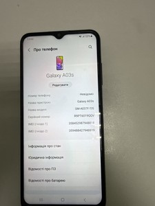 Б/в Мобільний телефон Samsung galaxy a03s 3/32gb 01-201033851