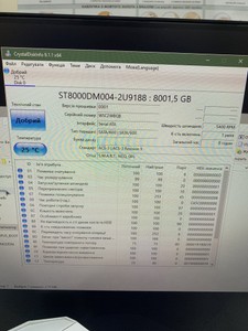 Б/в Hdd внутрішній Seagate barracuda 3,5" 8 tb 01-201154838