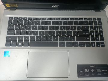 01-200773129: Acer 15/core i5-1235u ddr5/8gb ddr4/hdd 250 gb/ssd *відсутній/*інтегрована