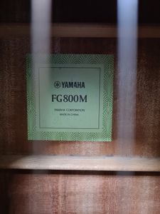 01-200779010: Yamaha fg800m