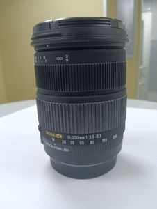 Б/в Фотообъектив Sigma zoom 18-200mm f/3.5-6.3 dc 01-200867597