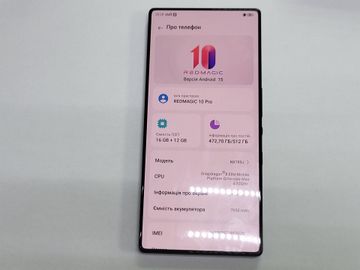 Б/в Мобільний телефон Zte redmagic 10 pro 16/512gb 01-200879836