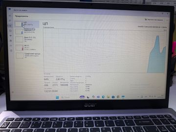 Б/у Ноутбук Acer 15/celeron n4500 ddr4/8gb ddr4/ssd 256 gb/*інтегрована 01-200886327