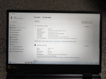 Б/у Ноутбук Acer 15/core i7-12700h ddr4/16gb ddr4/ssd 512 gb/geforce rtx4050 6gb 01-200885183