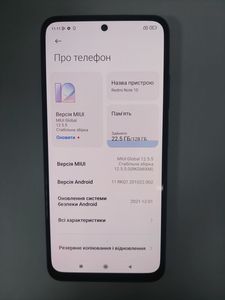 Б/в Мобільний телефон Xiaomi redmi note 10 4/128gb 01-200912620