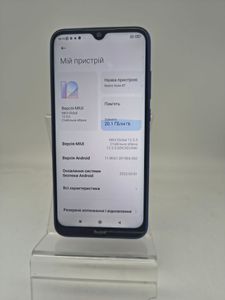 Б/в Мобільний телефон Xiaomi redmi note 8t 4/64gb 01-200908982