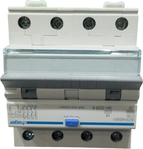 Б/в Автоматичний вимикач Hager adh466h 4p 6ka c-16a 30ma 01-200914470