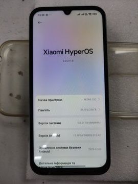 Б/в Мобільний телефон Xiaomi redmi 15c 4g 8/256gb 01-200937166