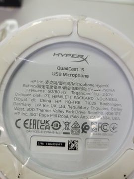 Б/в Мікрофон Hyperx quadcast s 01-200939767