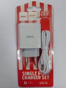 Б/в Мережевий зарядний пристрій Hoco c81a asombroso mi 16-000274260