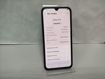 Б/у Мобільний телефон Samsung galaxy a15 sm-a155f 4/128gb 01-200955456