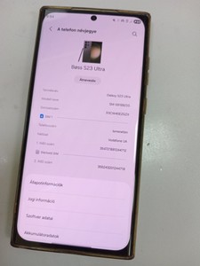 Б/в Мобільний телефон Samsung galaxy s23 ultra 12/512gb 01-200988894