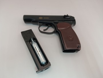 Б/в Пістолет пневматичний Sas makarov кал. 4.5 мм 01-200991401
