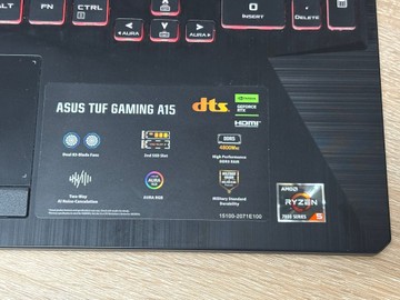Б/в Ноутбук Asus 15/ryzen 5 7535hs ddr5/16gb ddr5/hdd *відсутній/ssd 512 gb/geforce rtx2050 4gb 01-201005070