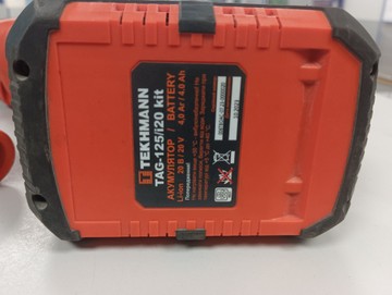 Б/в Кутова шліфмашина Tekhmann tag-125/i20 kit 01-201033871