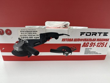 Б/в Кутова шліфмашина Forte ag 91-125 l 01-201098135