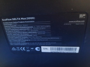 Б/в Зарядна станція Ecoflow delta max 2000 01-201107125