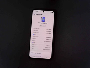 Б/в Мобільний телефон Samsung galaxy a36 5g 6/128gb 01-201129049