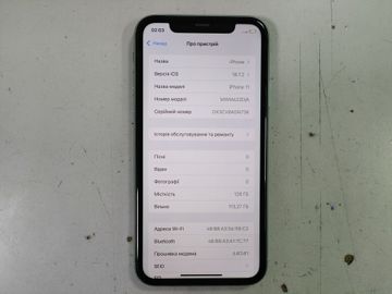 Б/у Мобильний телефон Apple iphone 11 128gb 01-200792449