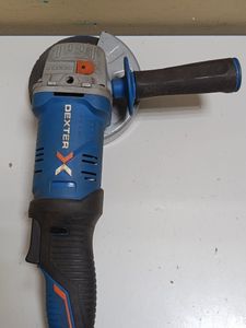 Б/у Угловая шлифмашина Dexter 20vag2-125b1 + 1акб 5a/h + з/п 01-200832986