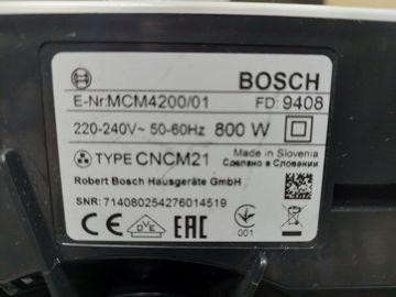 Б/в Блендер Bosch mcm4200 01-200845773