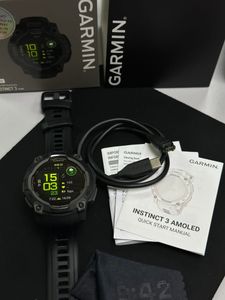 Б/в Смарт-годинник Garmin instinct 3 45mm amoled 01-200848777