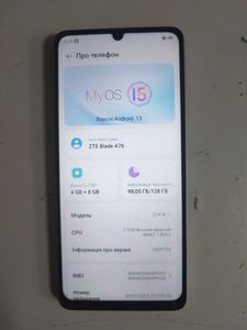 Б/в Мобільний телефон Zte blade a76 4/128gb 01-200856284