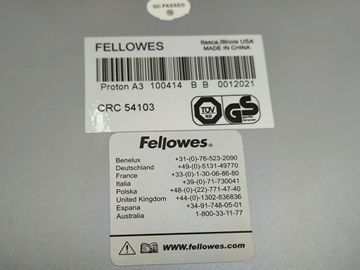 Б/в Різак для паперу Fellowes proton crc 54103 01-200888146