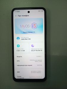 Б/у Мобільний телефон Zte nubia neo 3 5g 8/256gb 01-200913285