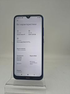 Б/в Мобільний телефон Xiaomi redmi note 8t 4/64gb 01-200908982