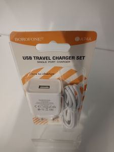 Б/в Мережевий зарядний пристрій Borofone ba74a 16-000272964