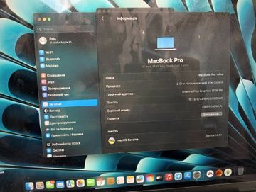 Б/в Ноутбук Apple macbook pro 13 2020 a2251/ core i5 2.0ghz/ ram 16gb/ ssd 512tb/ intel iris plus 01-200915917