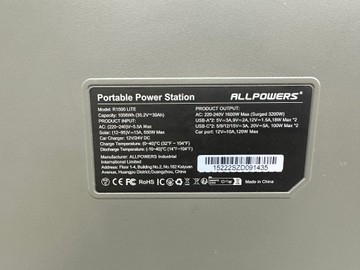 Б/у Зарядная станция Allpowers r1500 lite 01-200929788