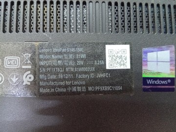 Б/в Ноутбук Lenovo 15/core i7-1065g7 ddr4/8gb ddr4/hdd 500 gb/ssd *відсутній/*інтегрована 01-200958316