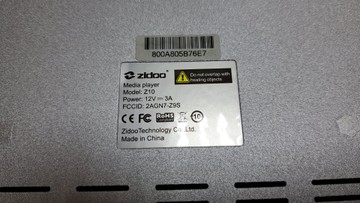 Б/в HD-медіаплеєр Zidoo z10 01-200956776