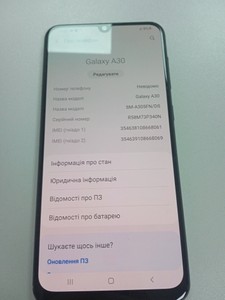 Б/у Мобільний телефон Samsung galaxy a30 2019 3/32gb 01-200971751