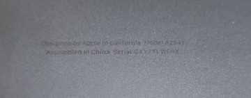 Б/у Ноутбук Apple 15,3"/ a2941/ m2 / ram8gb/ ssd256gb/ retina, truetone 01-200973760