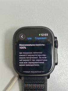 Б/в Смарт-годинник Apple watch ultra 2 gps + cellular 49mm titanium case 01-201024030