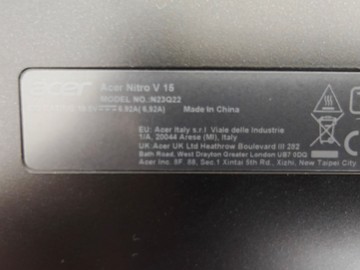 Б/в Ноутбук Acer 15/ryzen 7 7735hs ddr5/16gb ddr5/ssd 512 gb/geforce rtx4050 6gb 01-201057920