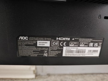 Б/в Монітор Aoc 25g3zm/bk 01-201076097