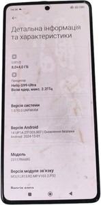 Б/в Мобільний телефон Xiaomi redmi note 13 pro 4g 8/256gb 01-201093346
