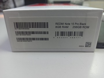 Б/в Мобільний телефон Xiaomi redmi note 15 pro 4g 8/256gb 01-201163647