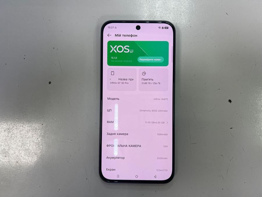 Infinix gt 30 pro 12/256gb
