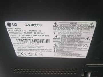 01-200795557: Lg 32lv355c