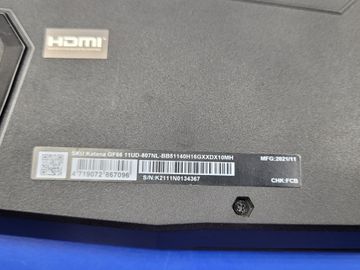 01-200741799: Msi 15/core i5-11400h ddr4/16gb ddr4/hdd *відсутній/ssd 512 gb/geforce rtx3050ti 4gb