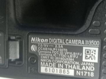 Б/в Фотоапарат Nikon d3500 + af-p dx 18–55 vr 1:3.5-5.6g 01-200861060