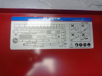 Б/в Набір інструментів King Tony 4524mr 01-200882596