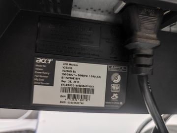 Б/в Монітор Acer v223hq 01-200885332
