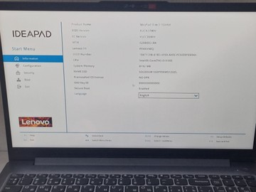 Б/в Ноутбук Lenovo 15/core i3-n305 ddr5/8gb ddr5/ssd 512 gb/*інтегрована 01-200906852